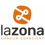 Logo La Zona: Consum conscient. Blauverd urbà en el Mercat de l'Economia Social i Solidària.